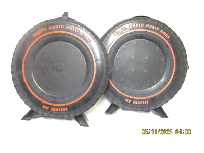 VINTAGE  PAIR (2) 1968 MATTEL HOT WHEELS SUPER RALLY 24 CARRY CASE - Image 1 of 3