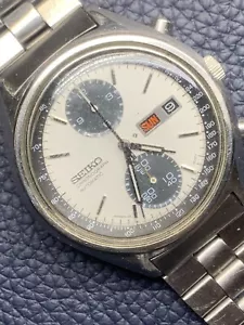 Seiko Chronograph "Panda" Automatik Tag/Datum Top Zustand. - Bild 1 von 8