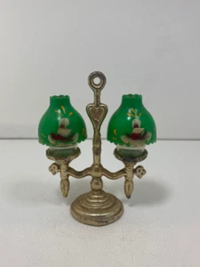 Vintage 1960s Colonial Lamp Salt & Pepper Shakers - Retro Floral Design - Picture 1 of 10