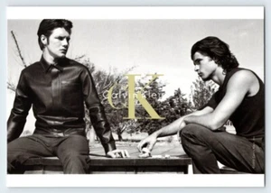 Postal vintage de modelos masculinos de Calvin Klein 4x6 sin usar HON1 - Imagen 1 de 2