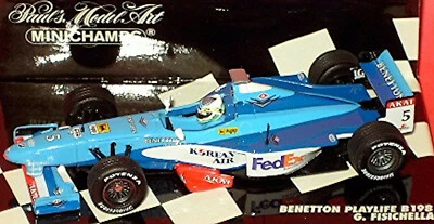 Benetton Playlife Renault B198 Formula1 1998 #5 G. Fisichella 1:43 Minichamps - Image 1 of 4