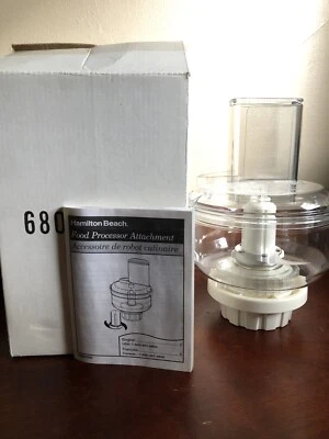 New HAMILTON BEACH Food Processor Attachments BLENDER CHEF Never Used - Image 1 of 4