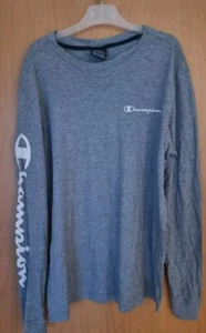 Champion Shirt, langärmlig, Grau, Größe S - Bild 1 von 1