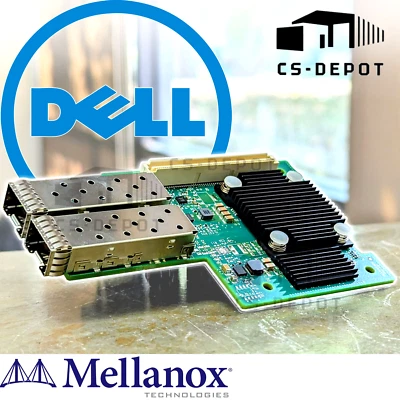 Dell Mellanox ConnectX-4 Lx CX4421A 2-Port 25GbE SFP28 Daughter Card T3CYH - Image 1 of 2