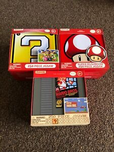 Brandneu Nintendo Super Mario 250-teiliges Puzzle & Sammlerdosen