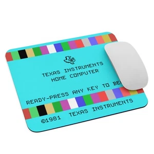 TI-99/4A Texas Instruments - Tapis de souris NEUF 9,5" x 7,75" antidérapant gaming - Photo 1/4
