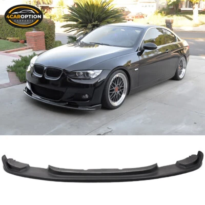 Fits 07-10 BMW E92 E93 3 Series H Style PU Front Bumper Lip Spoiler Splitter - Image 1 of 4
