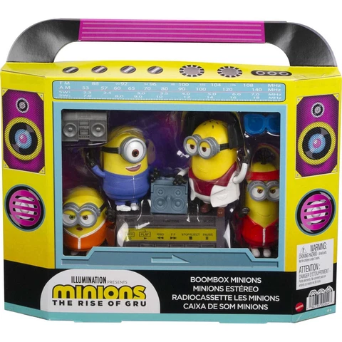 Boombox Minions Set from Illumination's Minions: The Rise of Gru Cover