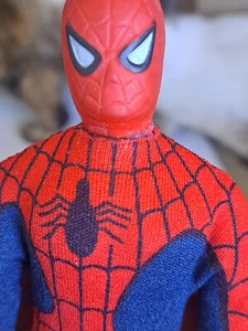 Vintage 1974 Mego Spider-Man Marvel WGSH Original 8" Type 2 Action Figure ~ RARE - Picture 1 of 12