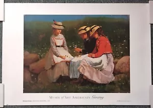 Homer Winslow Girls in a Landscape, Musee D'Art Americain Giverny - POSTER 17x25 - Bild 1 von 5