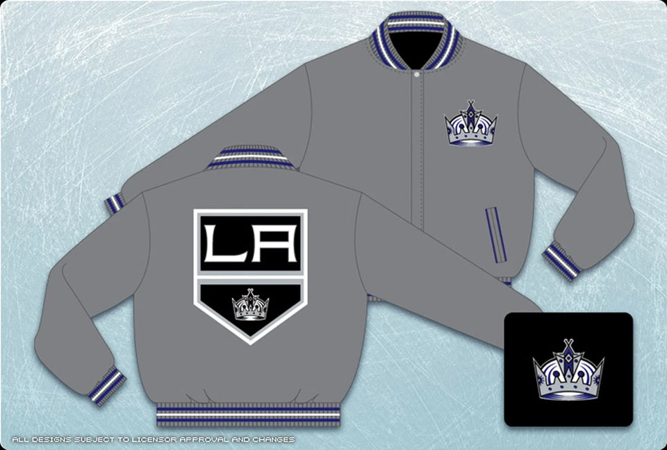 JEFF HAMILTON / JH DESIGN:LA KINGS:REVERSIBLE WOOL JACKETS:NEW: REDUCED PRICE - Image 1 of 1