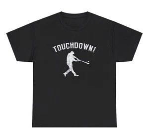 Camiseta de béisbol Touchdown Homerun Silly Y2K mudo gráfico Gen Z camiseta de humor - Imagen 1 de 3