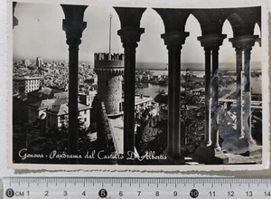 I120699 AK - Genua - Panorama vom Schloss Albertis - VG 1946 (?) - Bild 1 von 2