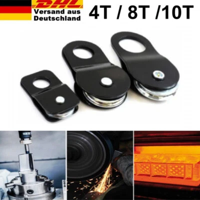 Seilwinde Umlenkrolle Seilzug Forstseilwinde 4-8-10T Seilrolle Heberolle Neu DHL - Bild 1 von 4