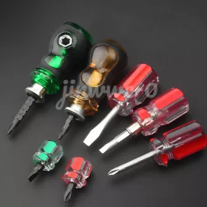 Screwdriver Kit Set Small Mini Portable Radish Head Screw Tight Space Tools - Picture 1 of 14