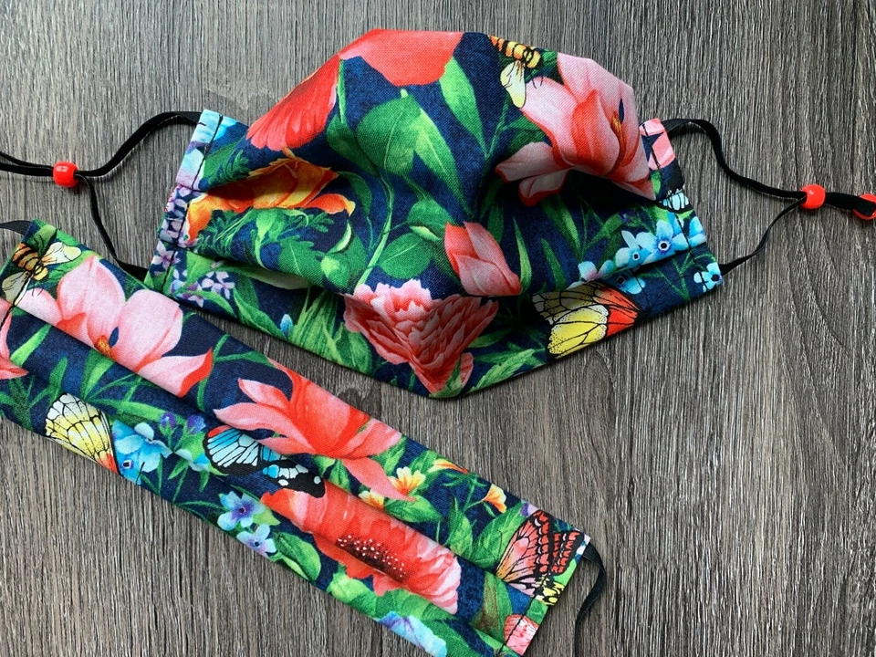 Face Mask Double Layer Cotton Fabric – Washable & Reusable – 20 Colors – Fashion - Image 1 of 4