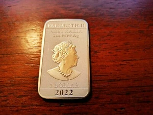 Dragon Rectangle 2022 - 1 Unze 999 Silber - Bild 1 von 2