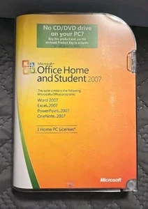 Genuine Microsoft Office Home and Student 2007 w/ Product Key No Disc As Seen - Picture 1 of 4