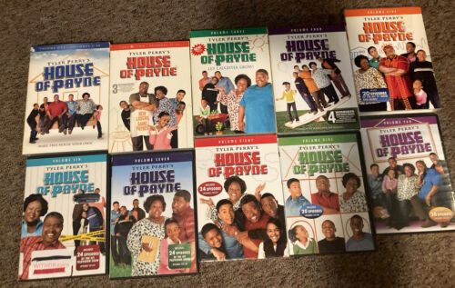 Tyler Perry's House of Payne Season Series Volume 1 2 3 4 5 6 7 8 9 10 RARE DVD