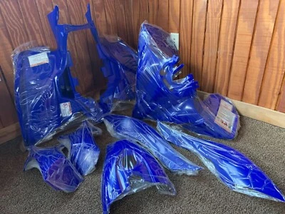 YAMAHA YFZ450R plastics Kit Fenders Complete set 2009-2024  All Blue - Image 1 of 4