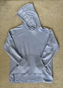 Athleta Girl Pullover Hoodie Sweatshirt UNSTOPPABLE Light Sky Blue Size XXL 16 - Picture 1 of 6