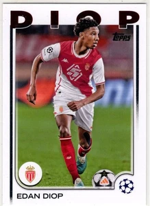 2025 Topps UEFA Champions League Edan Diop No. 85 AS Monaco - Bild 1 von 2