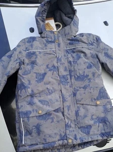 mikk-line Jacke Jungen Schneejacke Wald EU Gr. ca. 5-6 JahreGr. 110/116 - Bild 1 von 3