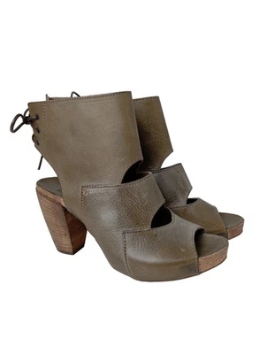 MOMA Sandalias de tacón alto Mujeres Sandalias de tacón Talla EU 39 marrón - Imagen 1 de 4