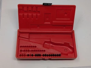 USED SNAP-ON TOOLS MAGNETIC RATCHETING SCREWDRIVER PB55 CASE & 14 BITS USA - Foto 1 di 11