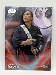 2025 TOPPS CHROME STAR WARS #CE-11 CHIRRUT IMWE COSTCO EXCLUSIVE - Picture 1 of 2