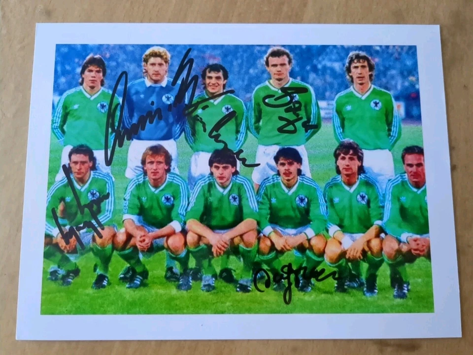 Unikat. Orginales Autogramm. 5 St. WM 1994. USA. Schalke. Köln. Bayern. HSV  - Bild 1 von 1