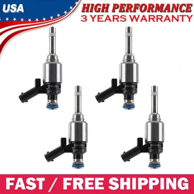 Juego de 4 inyectores de combustible para Volkswagen Jetta Beetle Golf 2014-2018 1,8 L FJ1238 Foto 1 de 4