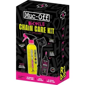 KIT CURA CATENA BICICLETTA MUC-OFF NUOVO IN SCATOLA – PULITORE TRASMISSIONE / LUBRIFICANTE E SPAZZOLA - Foto 1 di 3