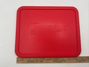 Tapa de repuesto Pyrex almacenamiento más tapa roja rectangular solamente - Imagen 1 de 4
