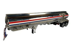 FRANKLIN MINT B11WT96 PETERBUILT CHROME Eagle TANKER TRAILER Boxed NOS # - Picture 1 of 18