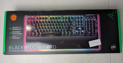 Razer BlackWidow V4 Pro Gaming Keyboard Wired Orange Switch RGB Open Box - Image 1 of 4