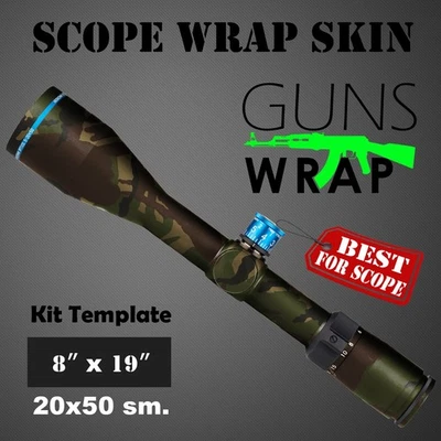 Camo Vinyl Sticker Guns Scope Decal Skin Wrap DPM - Image 1 of 3