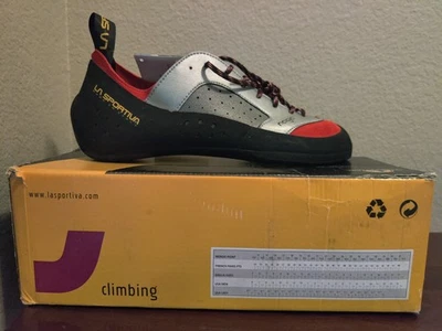 La Sportiva Nago Men Size 11 Leather Lace Up Italy Made Rock Climbing Shoes - Image 1 of 4