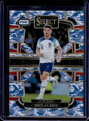 2023 Select FIFA Declan Rice Winter Camo Prizm #53/99 England - Image 1 of 2