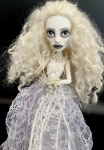 Custom OOAK Monster High Doll Spectra Repaint Victorian Ghost Spirit - Picture 1 of 10