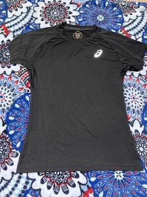 Camisa de entrenamiento de rendimiento Asics para mujer talla XL negra para correr caminar gimnasio Foto 1 de 4