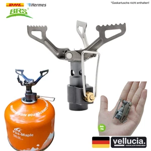 BRS-3000T Fornello a Gas in Titanio | 25g Ultraleggero | Mini Fornello da Campeggio per Escursionismo - Foto 1 di 7