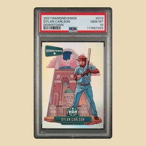 2021 PANINI DIAMOND KINGS DYLAN CARLSON DOWNTOWN ROOKIE PSA 10 * RC - Picture 1 of 1