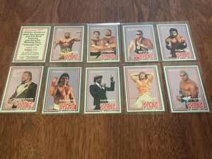 WWF WRESTLING STARS SERIES 2 CARD SET COMPLETE 21/21 1989 MARKET SCENE LIMITED - Bild 1 von 2