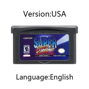 Street Fighter 2 USA-Turbo Revival Cartridge Card for GBA - Picture 1 of 1