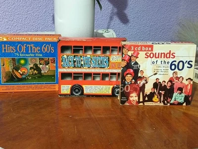  Cds Recopilatorio Música De Los Años 60 Y 70 - Imagen 1 de 4