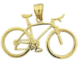 Colgante bicicleta oro 14K - Imagen 1 de 6