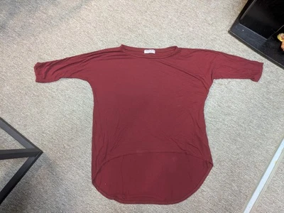 Michael Stars - The Original Tee - Red, Half-sleeve, One Size, Dolman Sleeve - Image 1 of 2