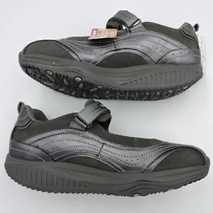 Skechers Shape-Ups XW Wide Mary Jane Toning Shoes Grey 24867EW Womens Sz 9 NOS - Picture 1 of 8