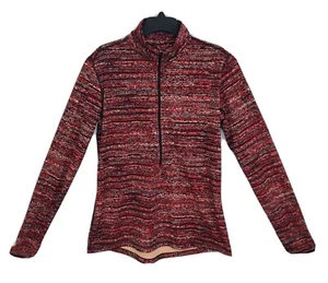 Suéter Nike Pro para mujer grande rojo ajuste dri-fit 1/2 cremallera activo correr ocio deportivo - Imagen 1 de 13